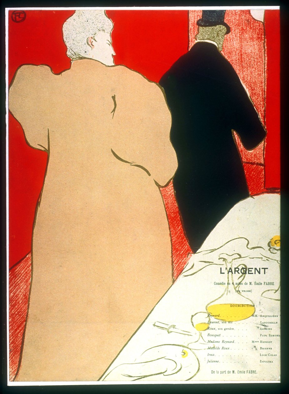 cartaz de Toulouse-Lautrec para a peça L