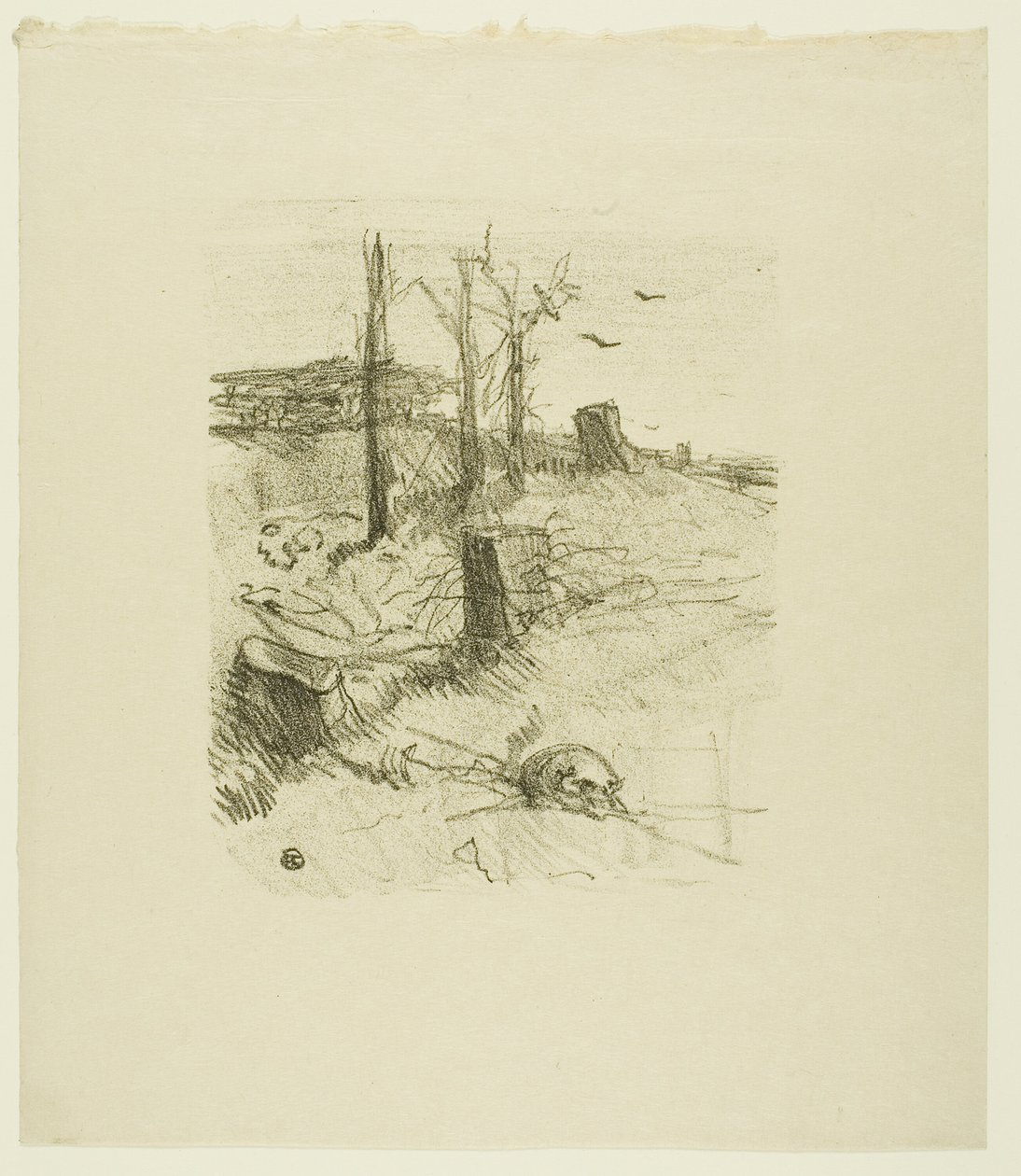 Um cemitério na Galiza, de Au Pied du Sinaï de Henri de Toulouse Lautrec