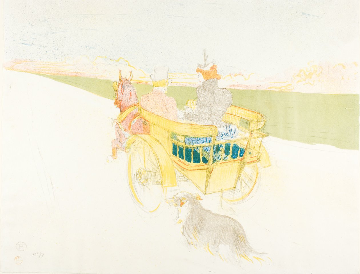 Um passeio no país de Henri de Toulouse Lautrec