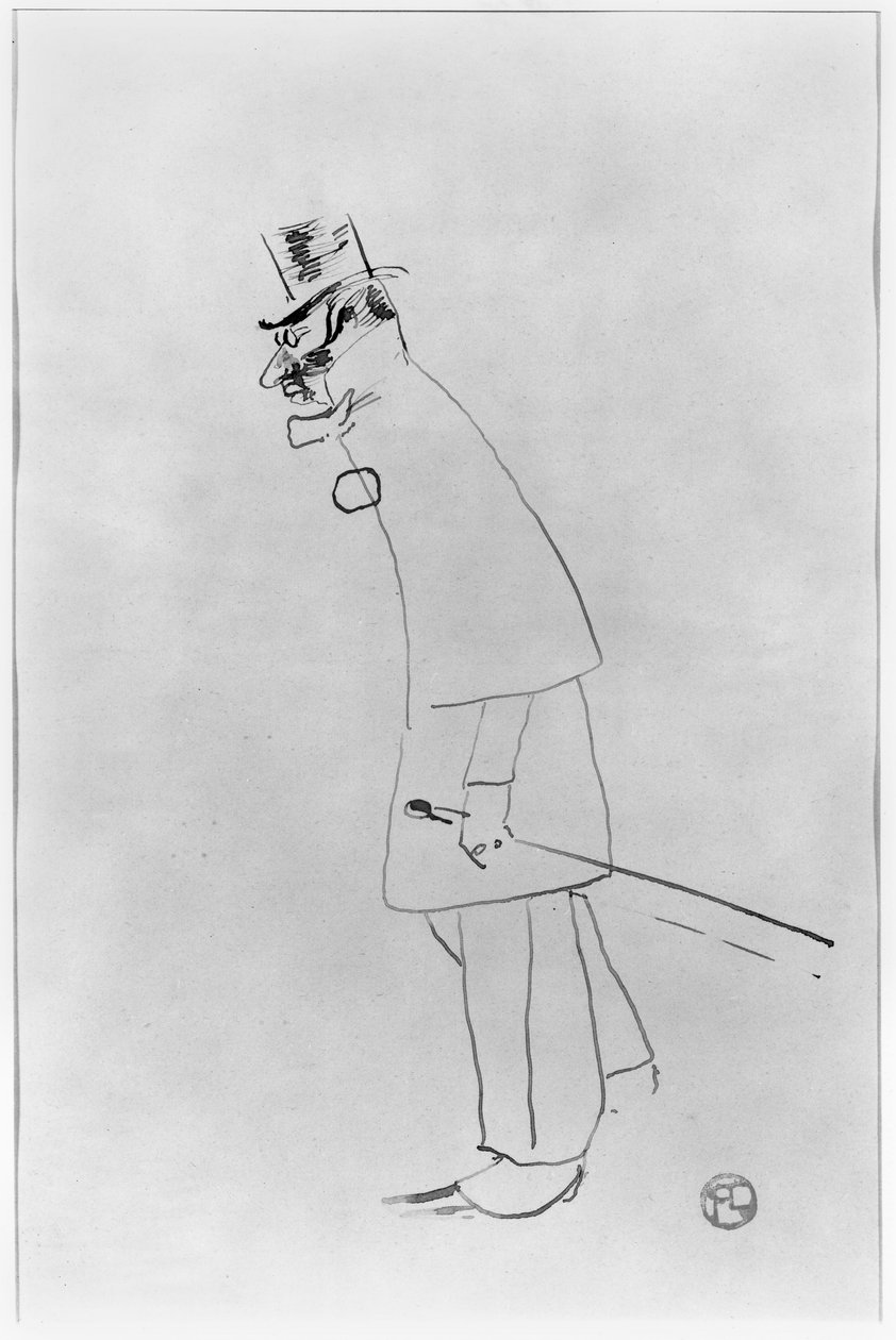 Um médico da casa, Gabriel Tapie de Celeyran (1869-1930) 1894 de Henri de Toulouse Lautrec