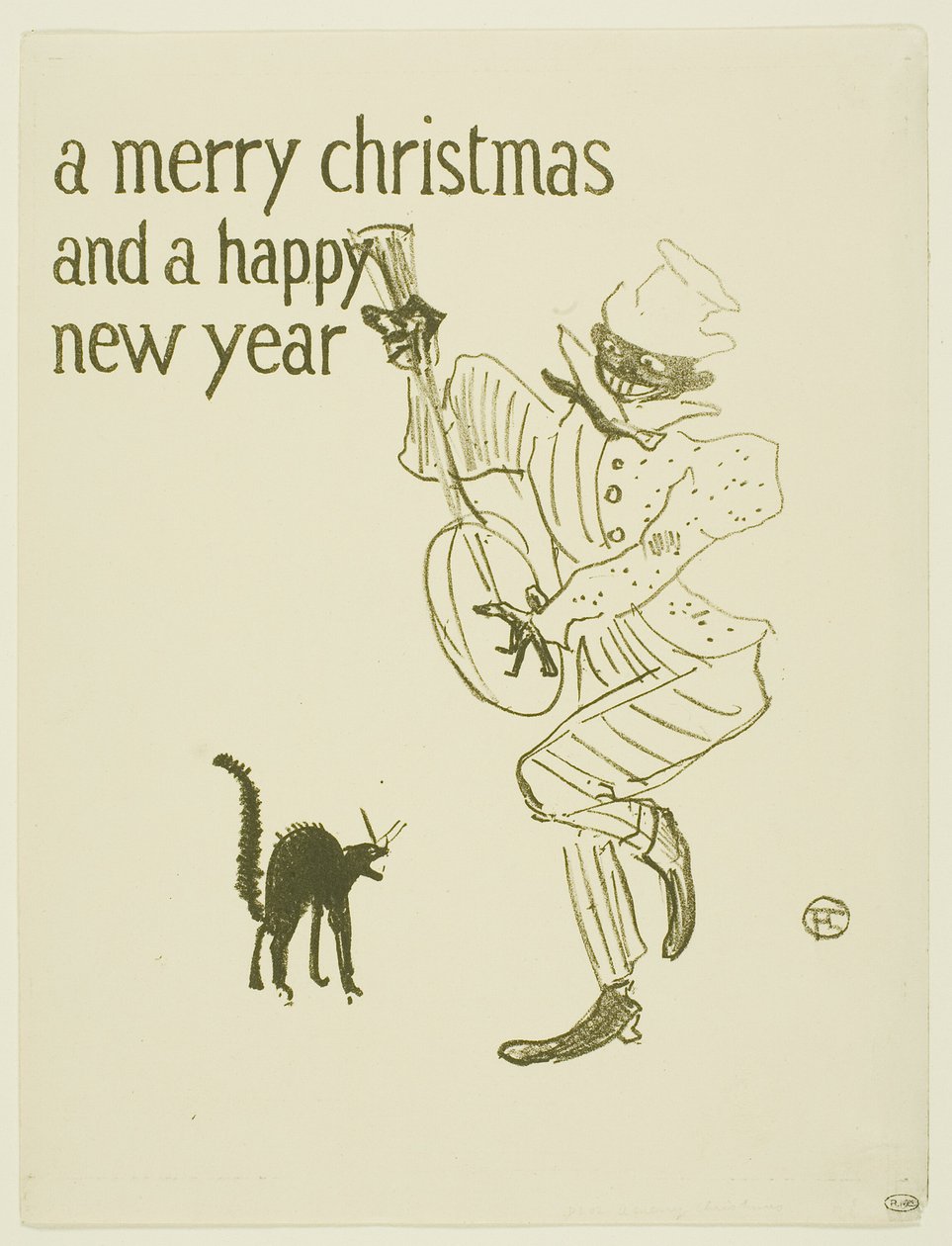 Um feliz natal de Henri de Toulouse Lautrec