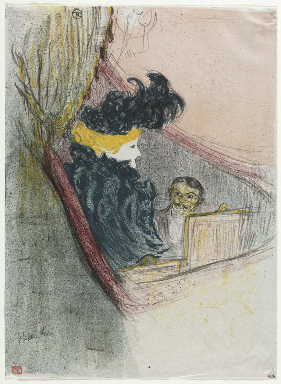 Um idílio principesco, Clara Ward de Henri de Toulouse Lautrec
