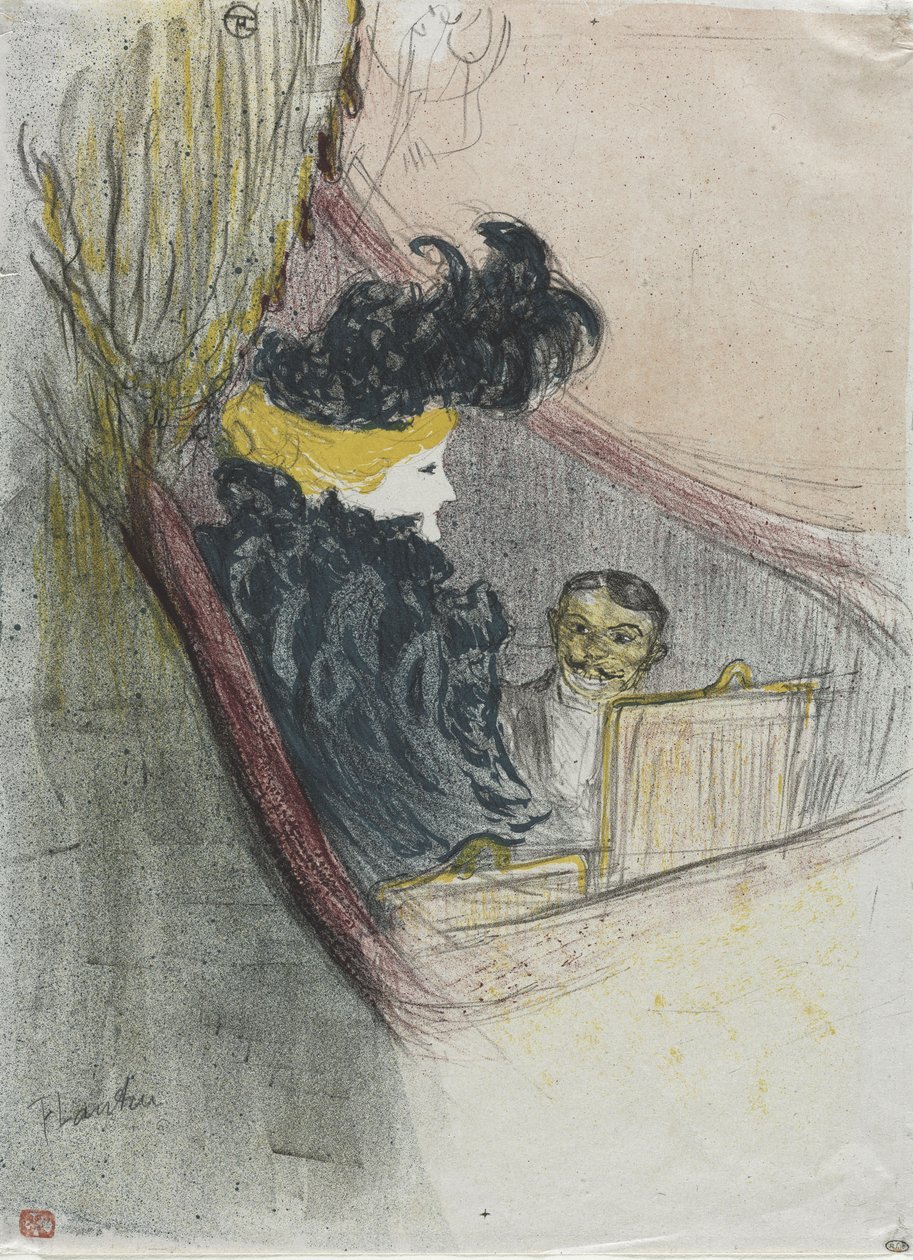 Um Principesco Idyl, Clara Ward, 1897 de Henri de Toulouse Lautrec