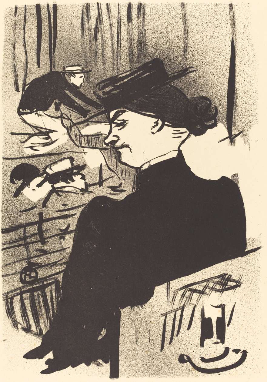 Um espectador de Henri de Toulouse Lautrec