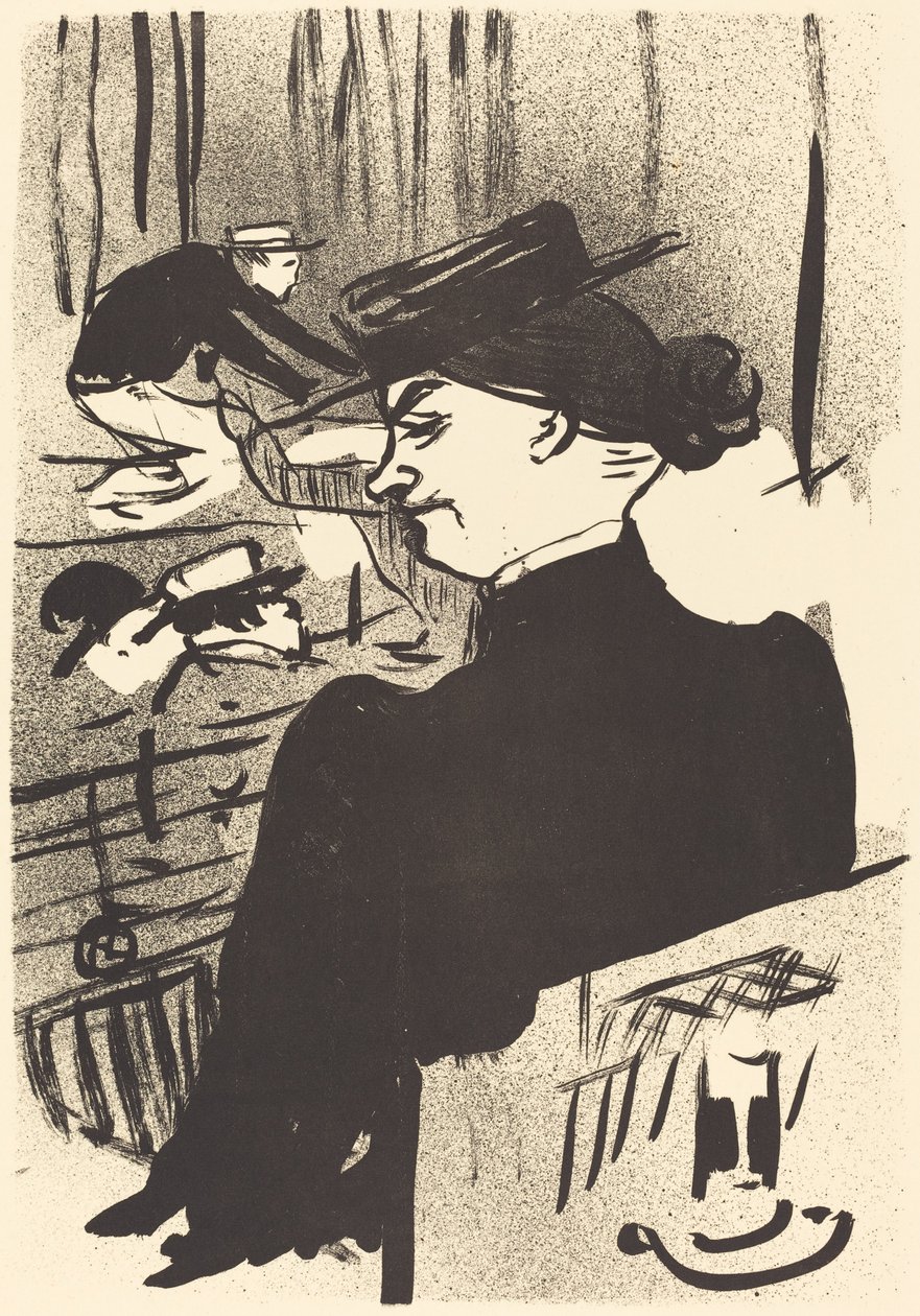 Um espectador Um espectador, 1893. de Henri de Toulouse Lautrec