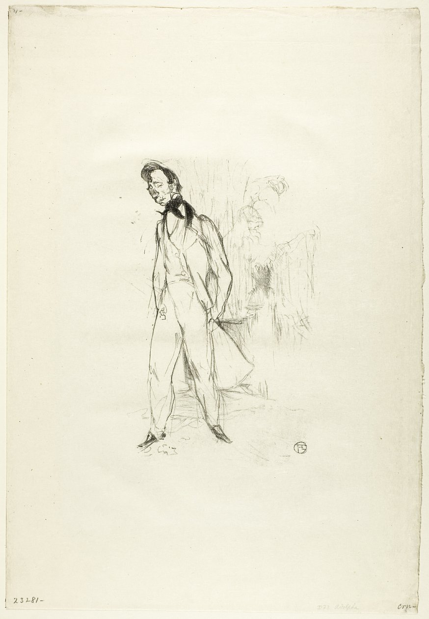 Adolphe ou o jovem triste de Henri de Toulouse Lautrec