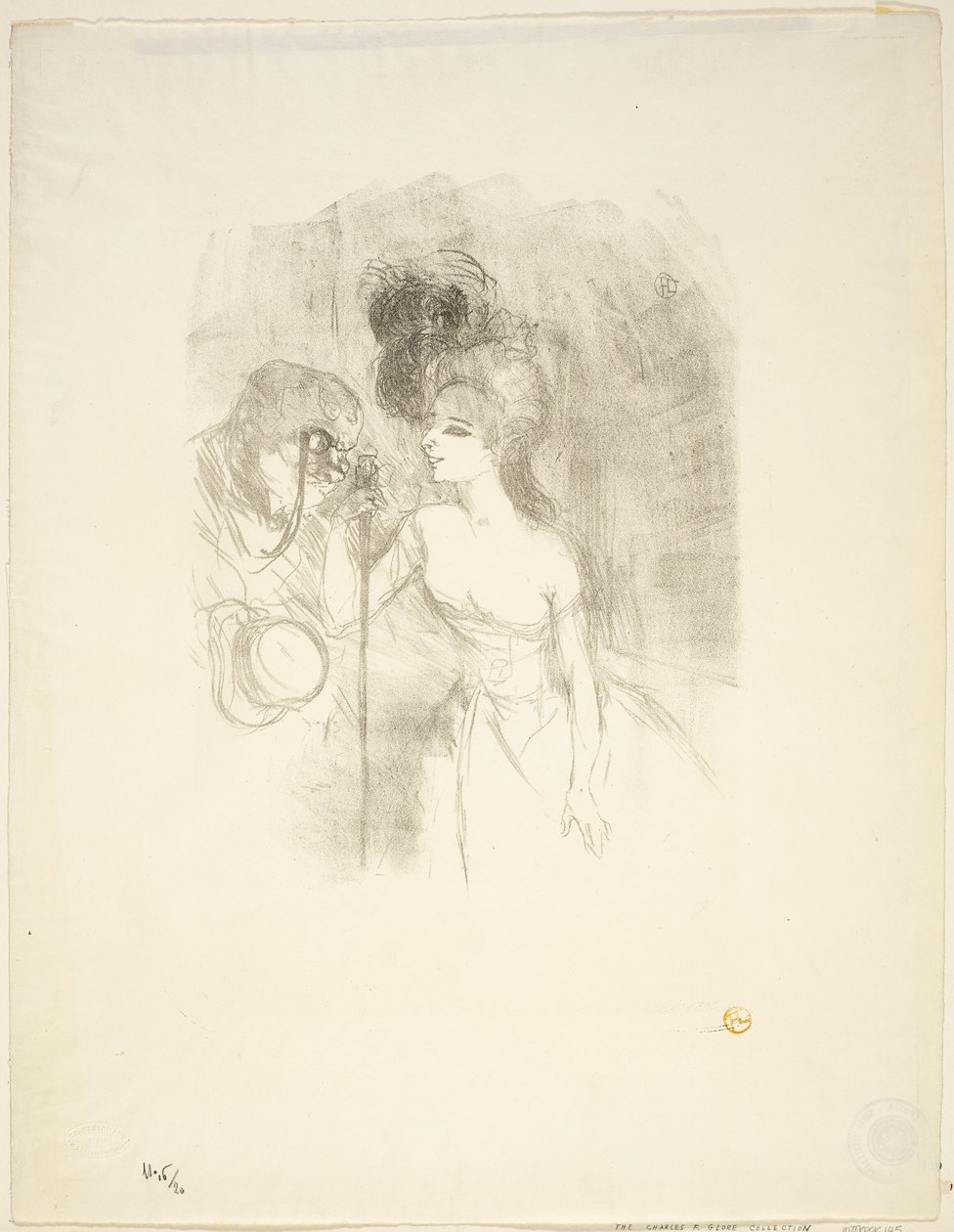 Anna Held e Carequinha de Henri de Toulouse Lautrec