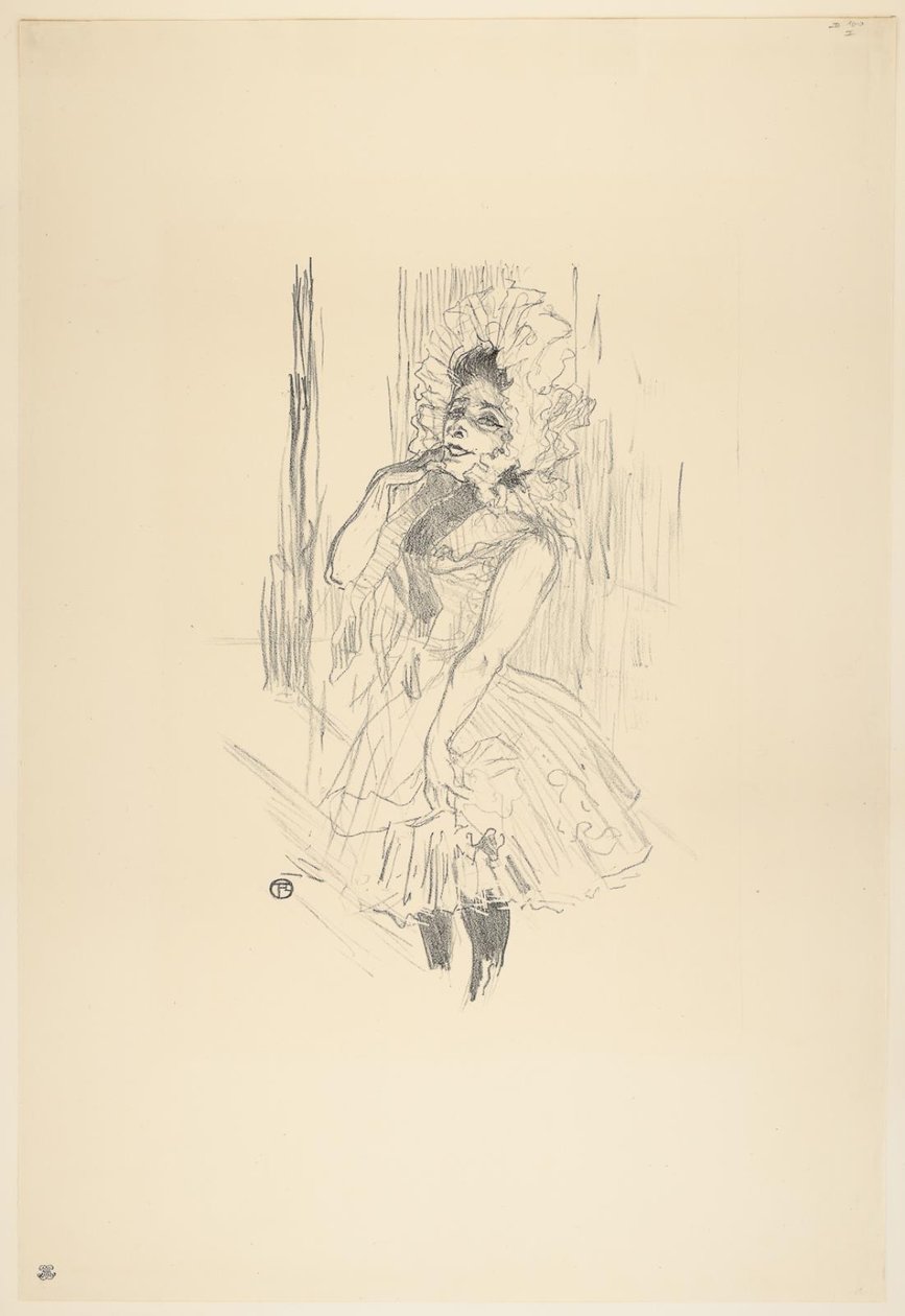 Anna Held, em Todas essas senhoras no teatro de Henri de Toulouse Lautrec