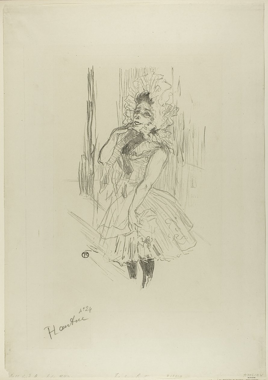 Anna Held, em Todas essas senhoras no teatro de Henri de Toulouse Lautrec