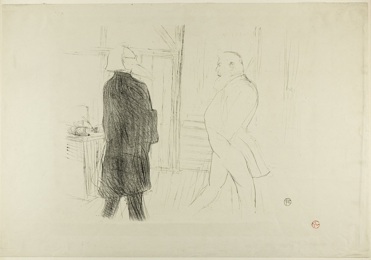 Antoine e Gémier, em Uma Falência de Henri de Toulouse Lautrec