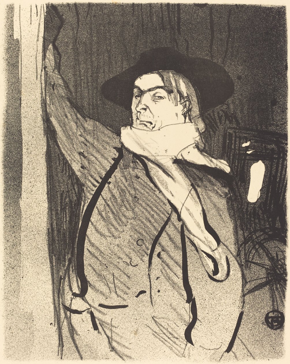 Aristide Bruant, 1893. de Henri de Toulouse Lautrec