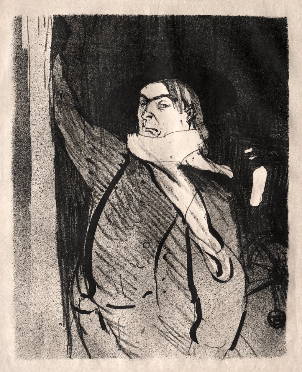 Aristide Bruant, 1893. de Henri de Toulouse Lautrec