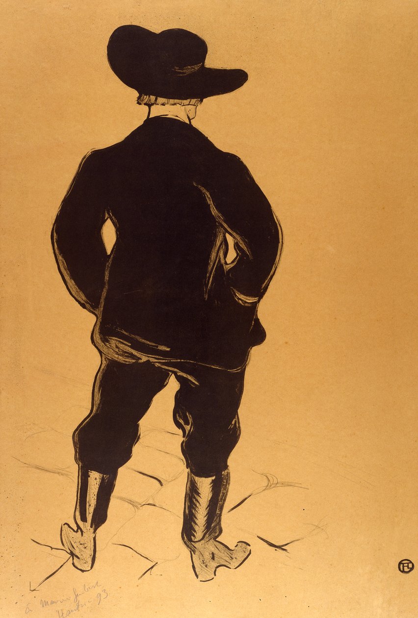 Aristide Bruant em Mirliton de Henri de Toulouse Lautrec