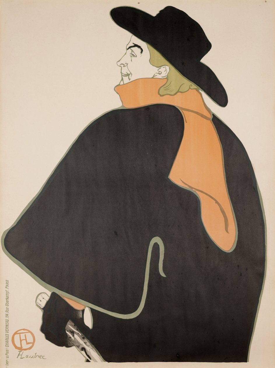 Aristide Bruant em seu Cabaret de Henri de Toulouse Lautrec