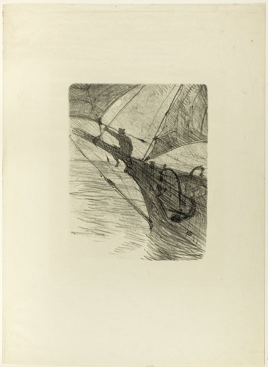 No mar à noite, de Melodies de Désiré Dihau de Henri de Toulouse Lautrec