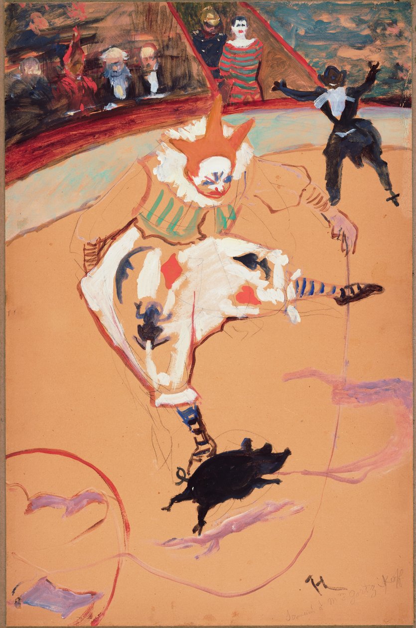 No Circo Fernando: Medrano com Leitão de Henri de Toulouse Lautrec