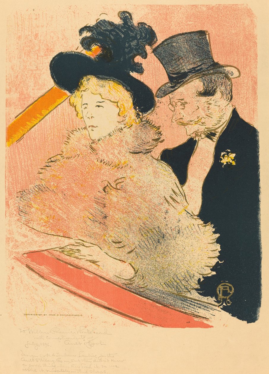 No concerto Concert Au, 1896. de Henri de Toulouse Lautrec