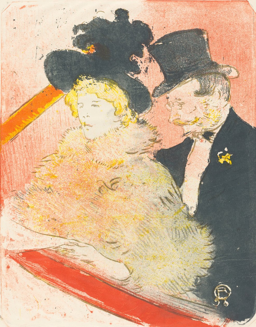 No concerto Concert Au, 1898. de Henri de Toulouse Lautrec