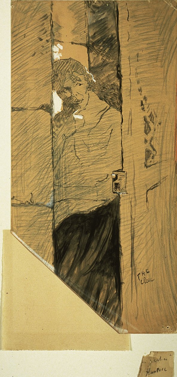 À porta de Henri de Toulouse Lautrec