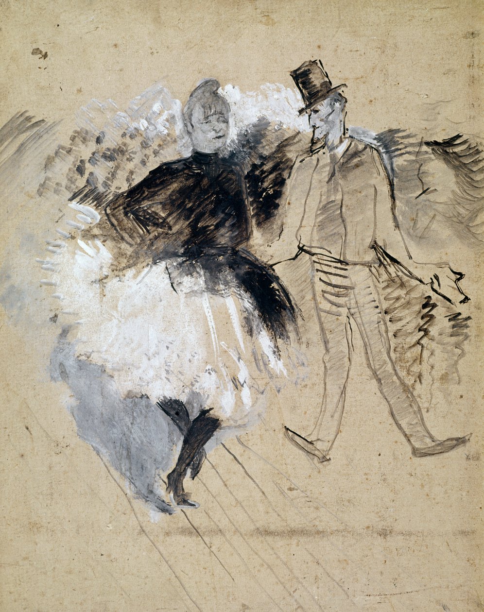 Au Moulin de la Galette, La Goulue e Valentin le Desosse