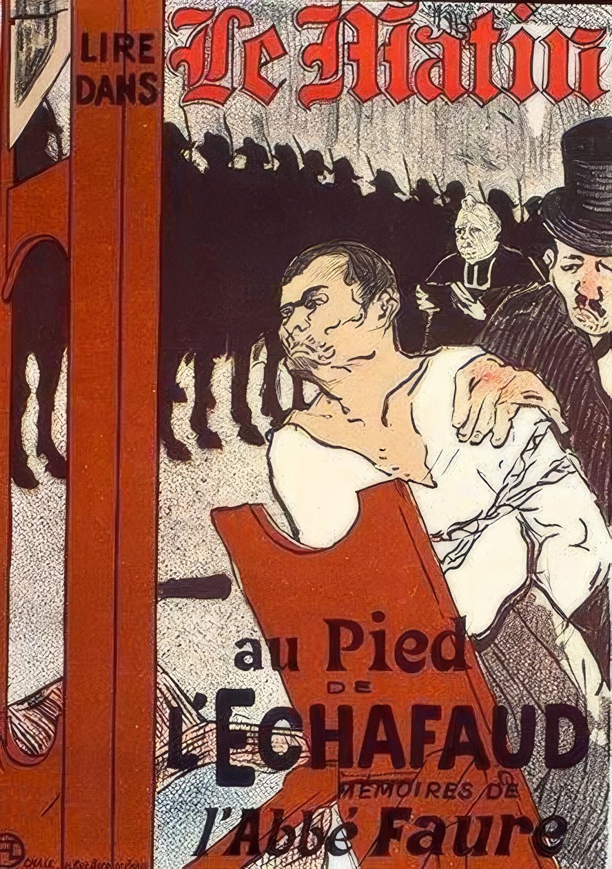 Ao pé do cadafalso de Henri de Toulouse Lautrec