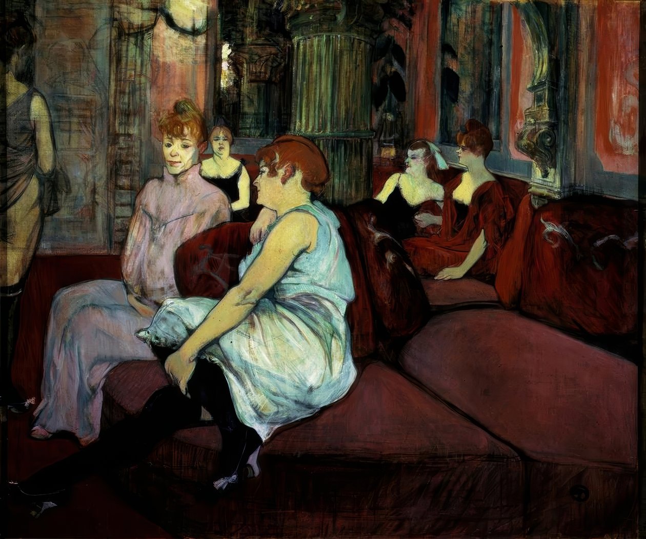 No Salon des Moulins de Henri de Toulouse Lautrec