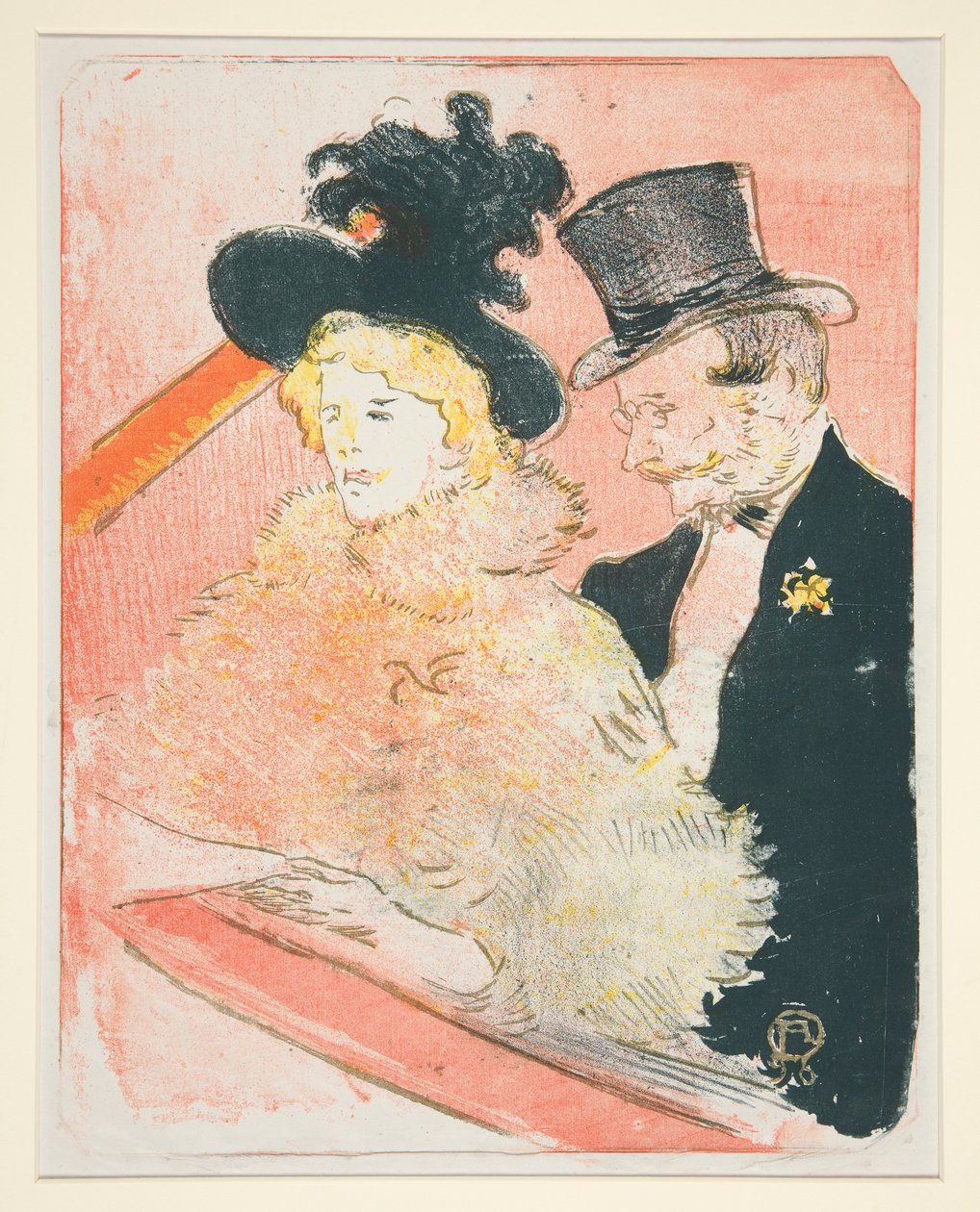 Au concerto (No concerto) de Henri de Toulouse Lautrec