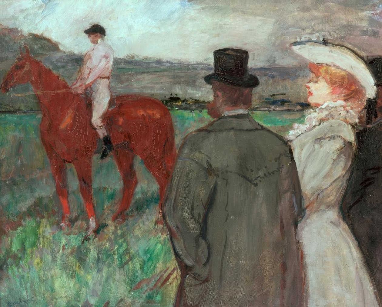 Nas corridas de Henri de Toulouse Lautrec