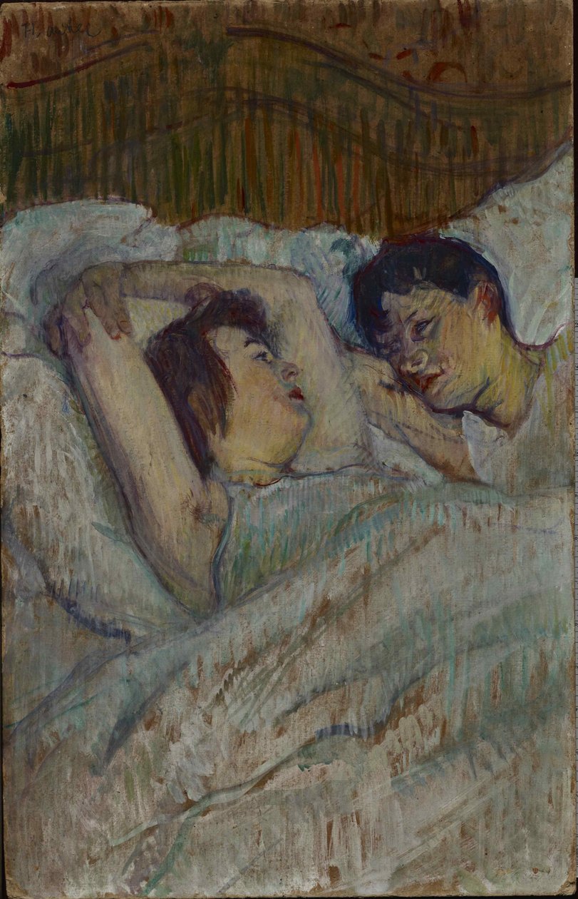 Na cama, 1892. de Henri de Toulouse Lautrec