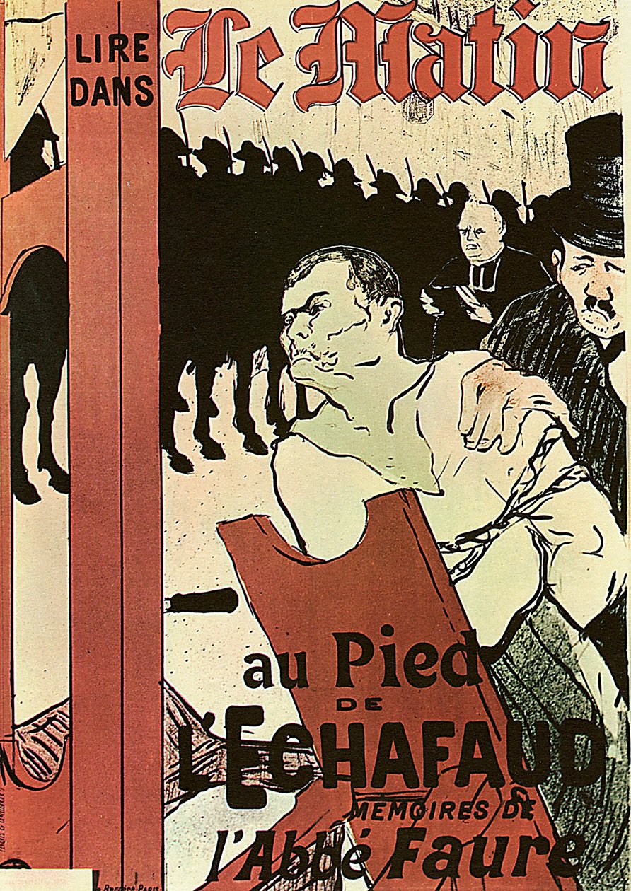 Ao pé do cadafalso, 1893. de Henri de Toulouse Lautrec