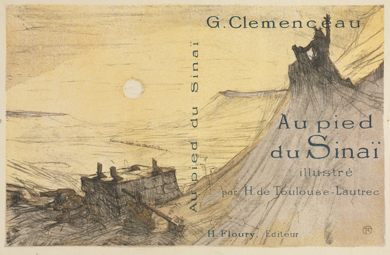 Ao pé do Sinai: capa de Henri de Toulouse Lautrec