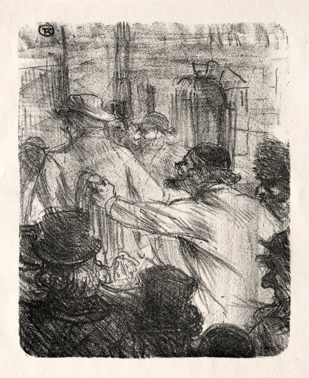 Ao pé do Sinai: The Cloth Hall, Cracóvia de Henri de Toulouse Lautrec