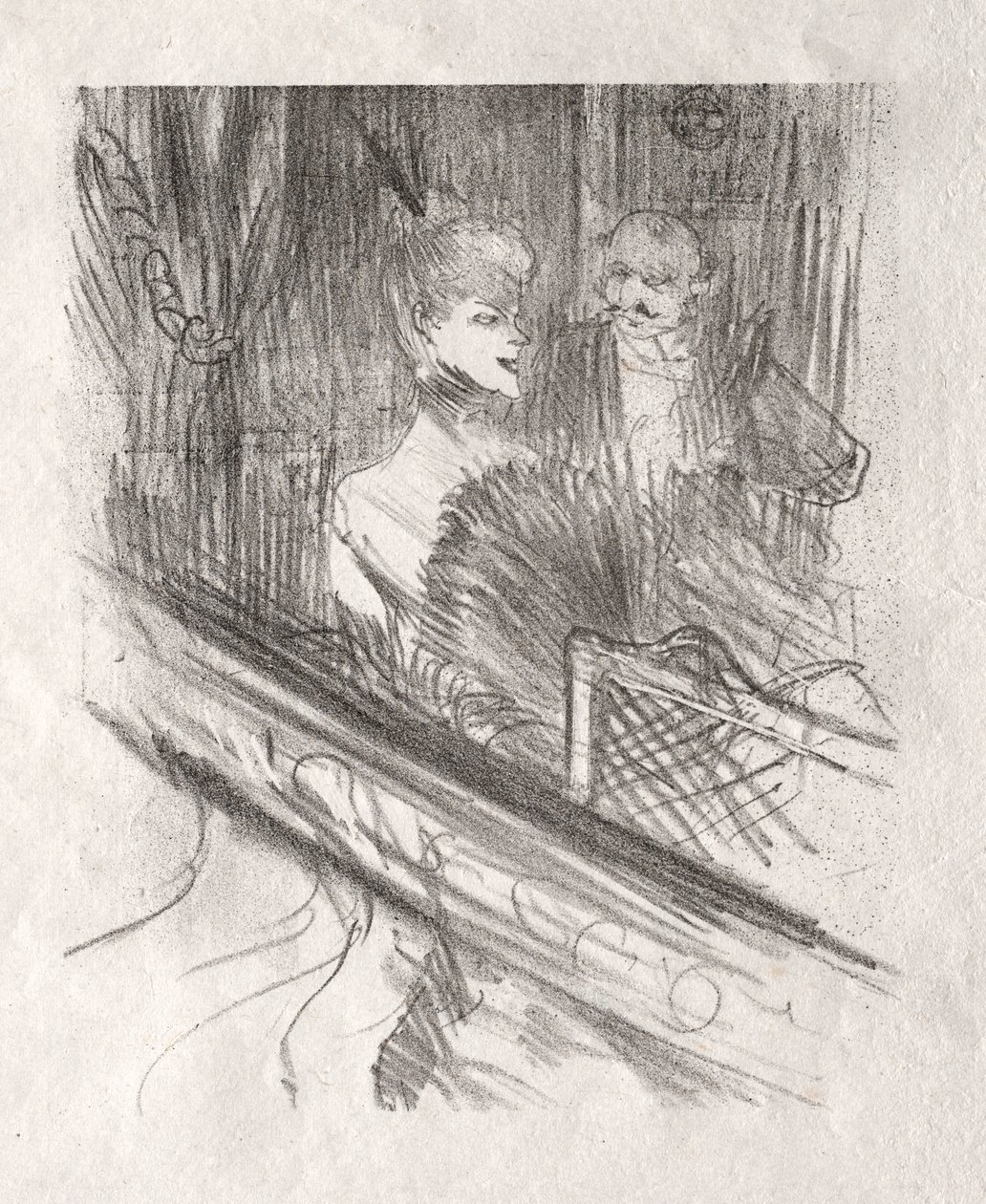 Ao pé do Sinai: Barão Moïse, 1898. de Henri de Toulouse Lautrec