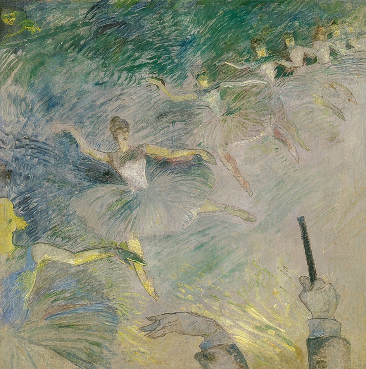 Dançarina de balé. 1885-86 de Henri de Toulouse Lautrec