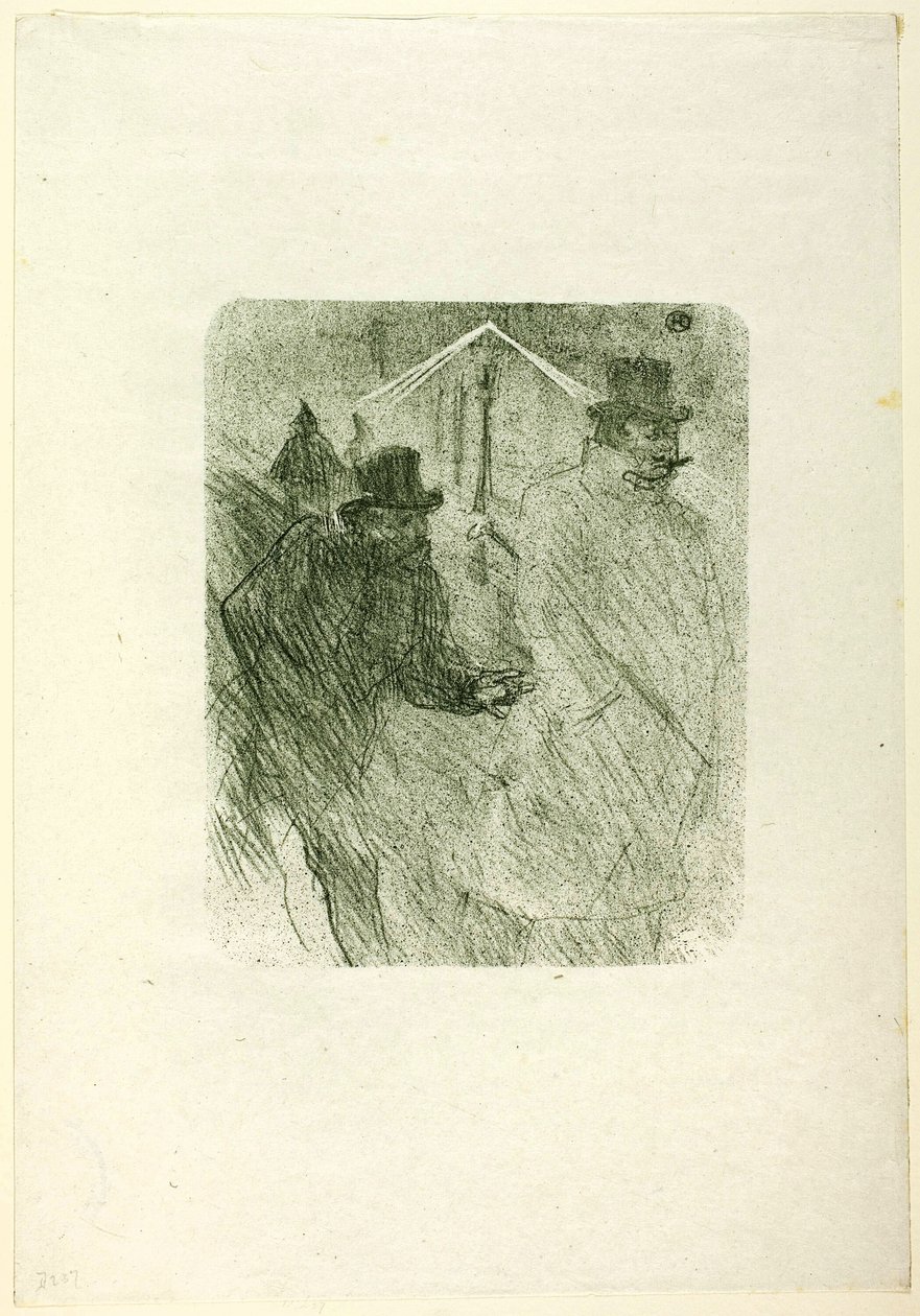 Barão Moïse Begging, de Au Pied du Sinaï de Henri de Toulouse Lautrec