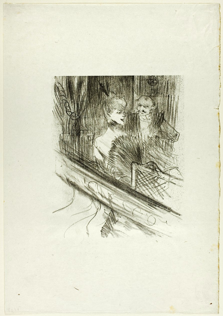 Barão Moïse, a Caixa, de Au Pied du Sinai de Henri de Toulouse Lautrec
