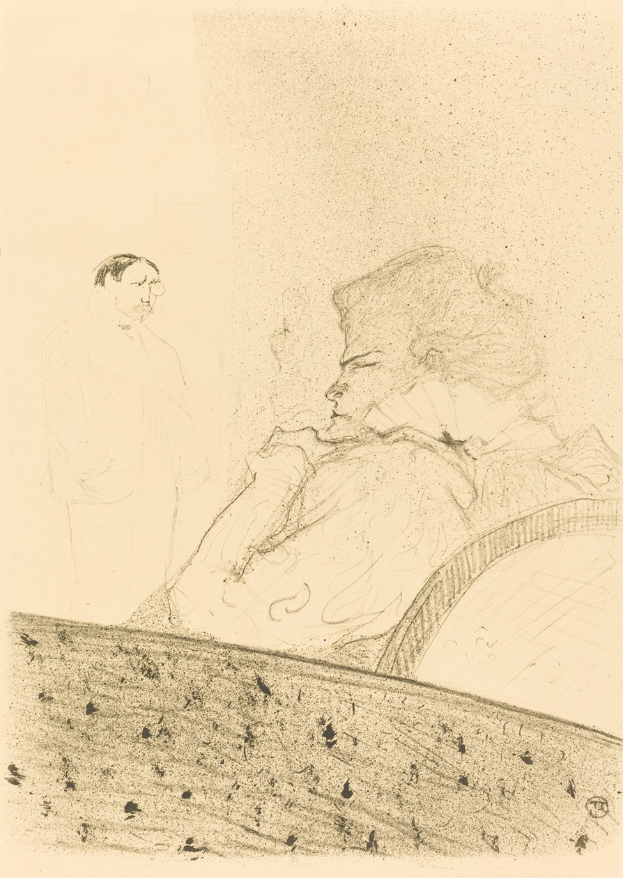 Brandes em sua caixa de Henri de Toulouse Lautrec