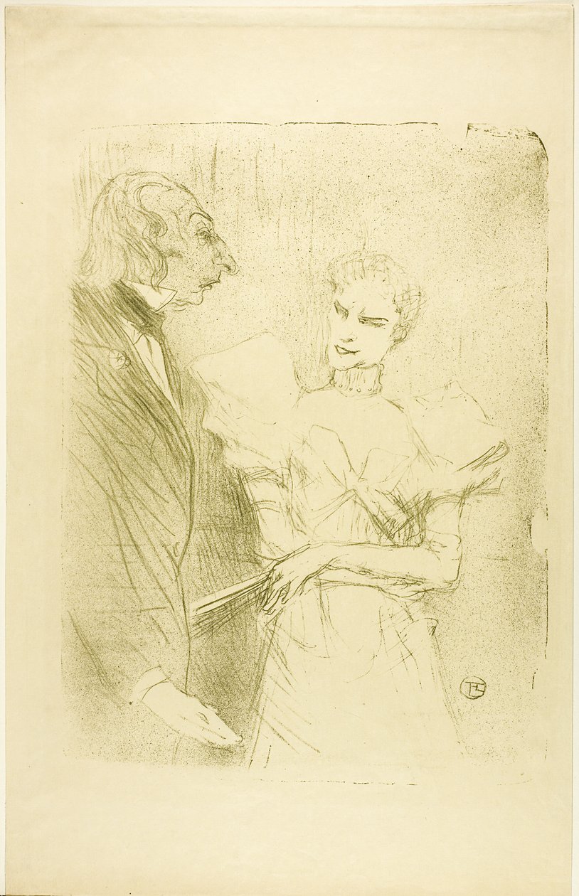 Brandès e Leloir, em Les Cabotins de Henri de Toulouse Lautrec