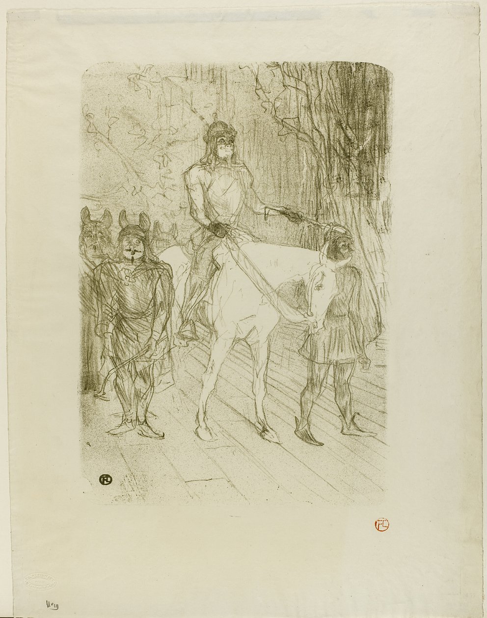 A entrada de Brasseur em Chilpéric de Henri de Toulouse Lautrec