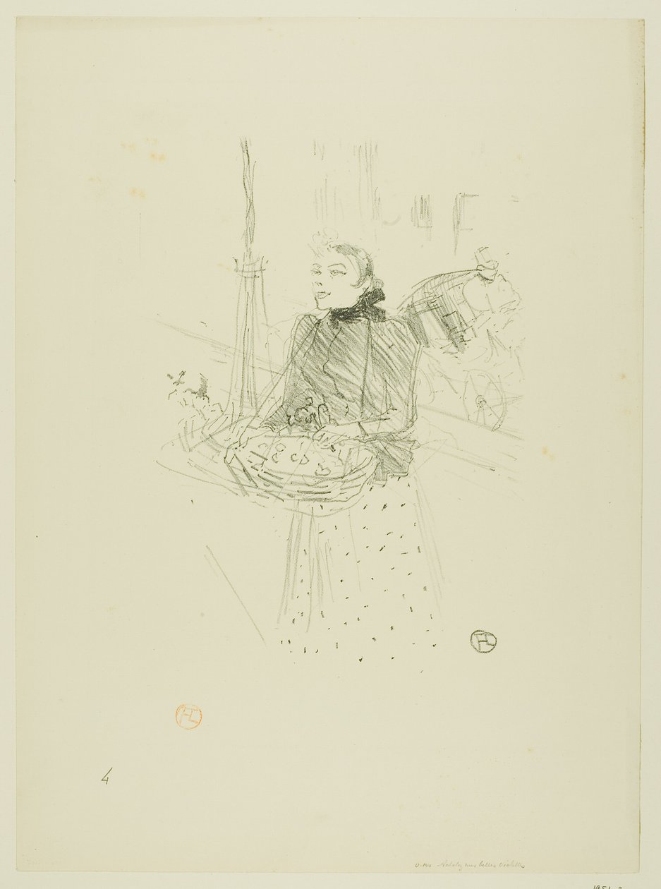 Compre minhas Pretty Violets, de Melodies by Désiré Dihau de Henri de Toulouse Lautrec