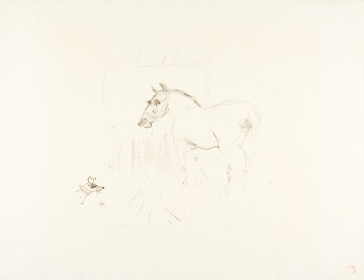 O pequeno pónei de Calmèse de Henri de Toulouse Lautrec