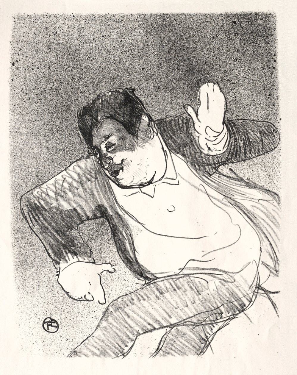 Caudieux, 1893. de Henri de Toulouse Lautrec