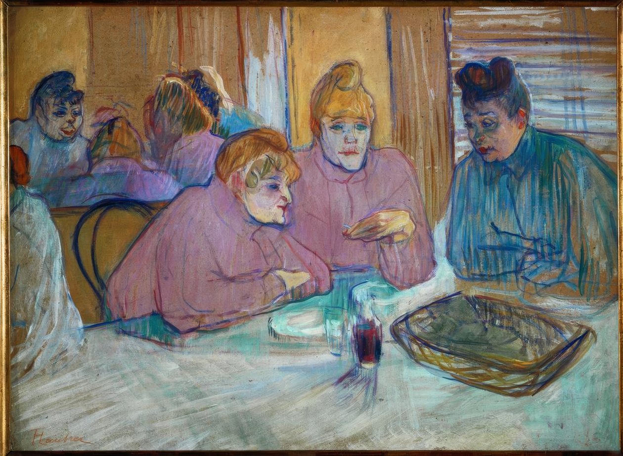 Essas senhoras no refeitório de Henri de Toulouse Lautrec