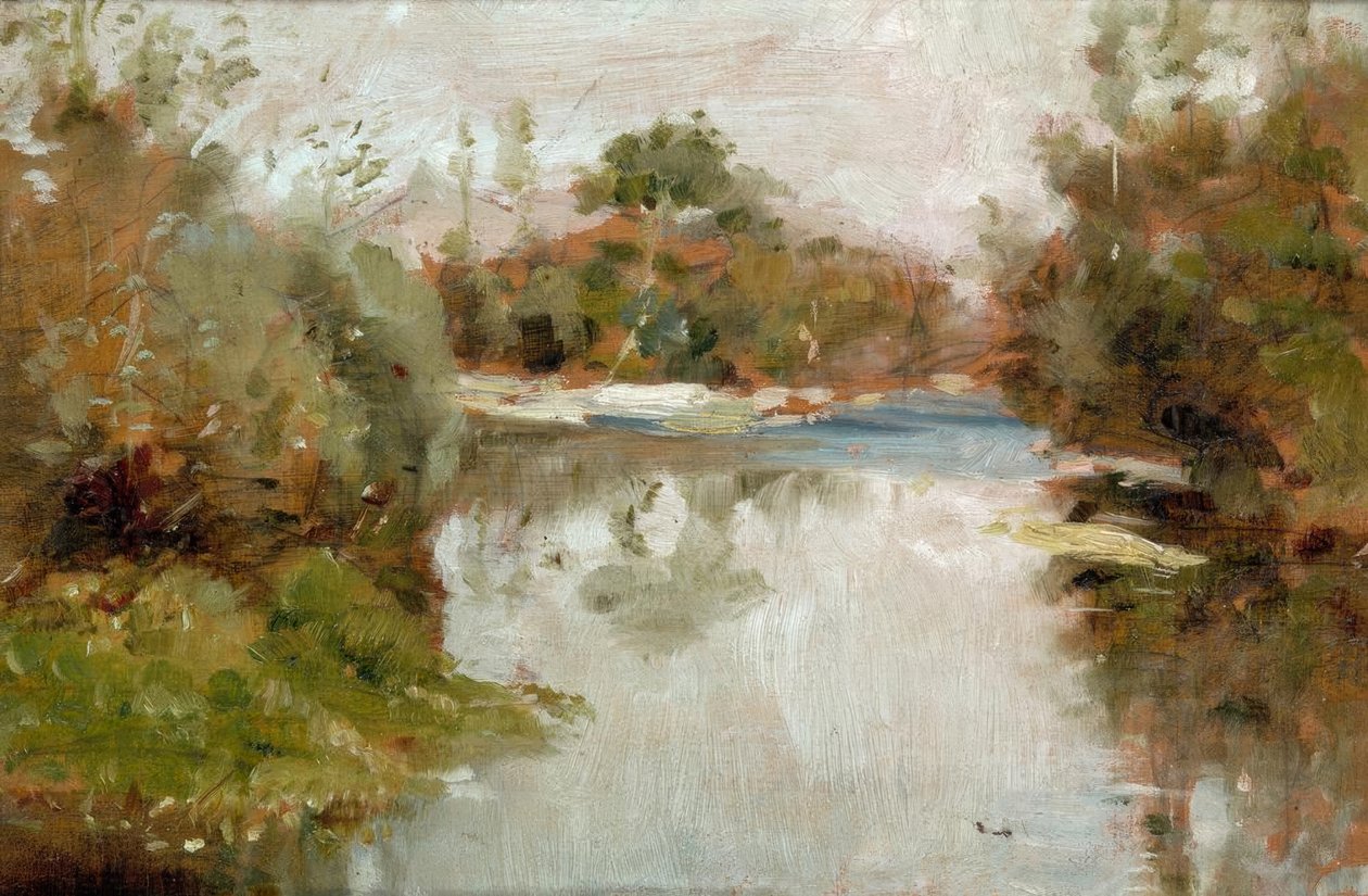 Celeyran. À beira do rio de Henri de Toulouse Lautrec