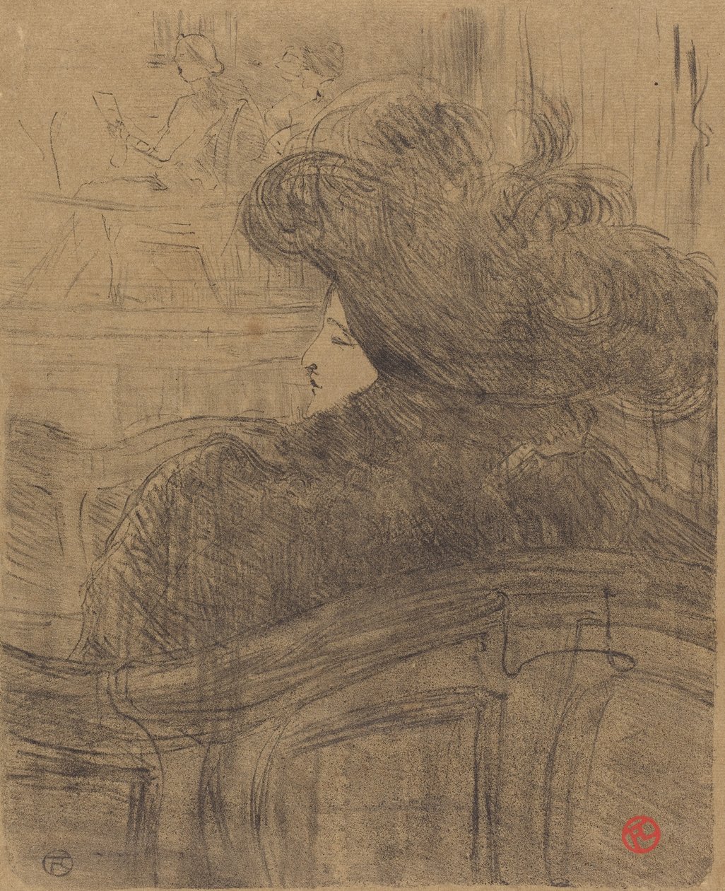 Cleo de Merode de Henri de Toulouse Lautrec