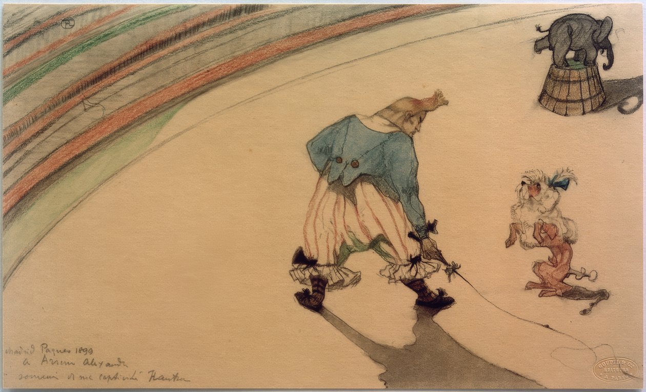 Treinador de palhaços de Henri de Toulouse Lautrec