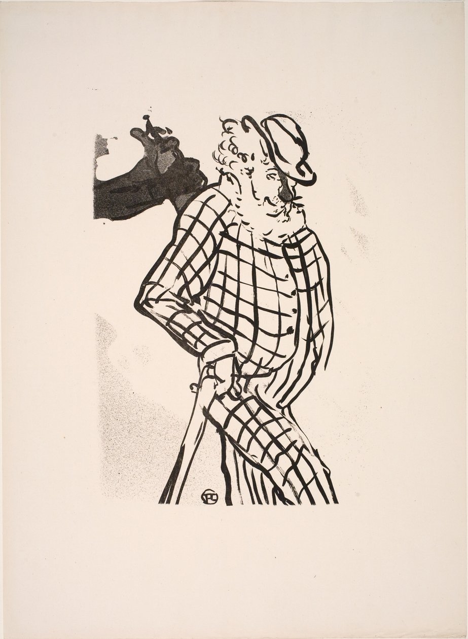 Comediante inglês peculiar de Henri de Toulouse Lautrec