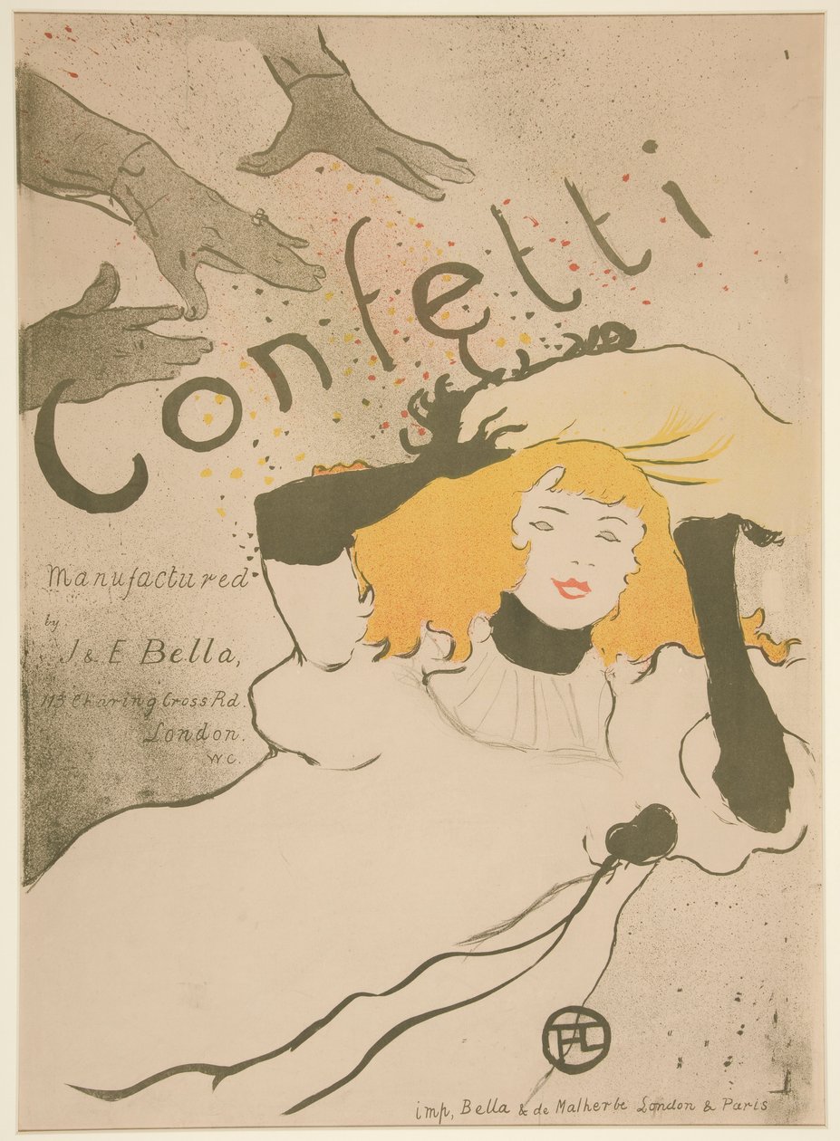 Confete de Henri de Toulouse Lautrec