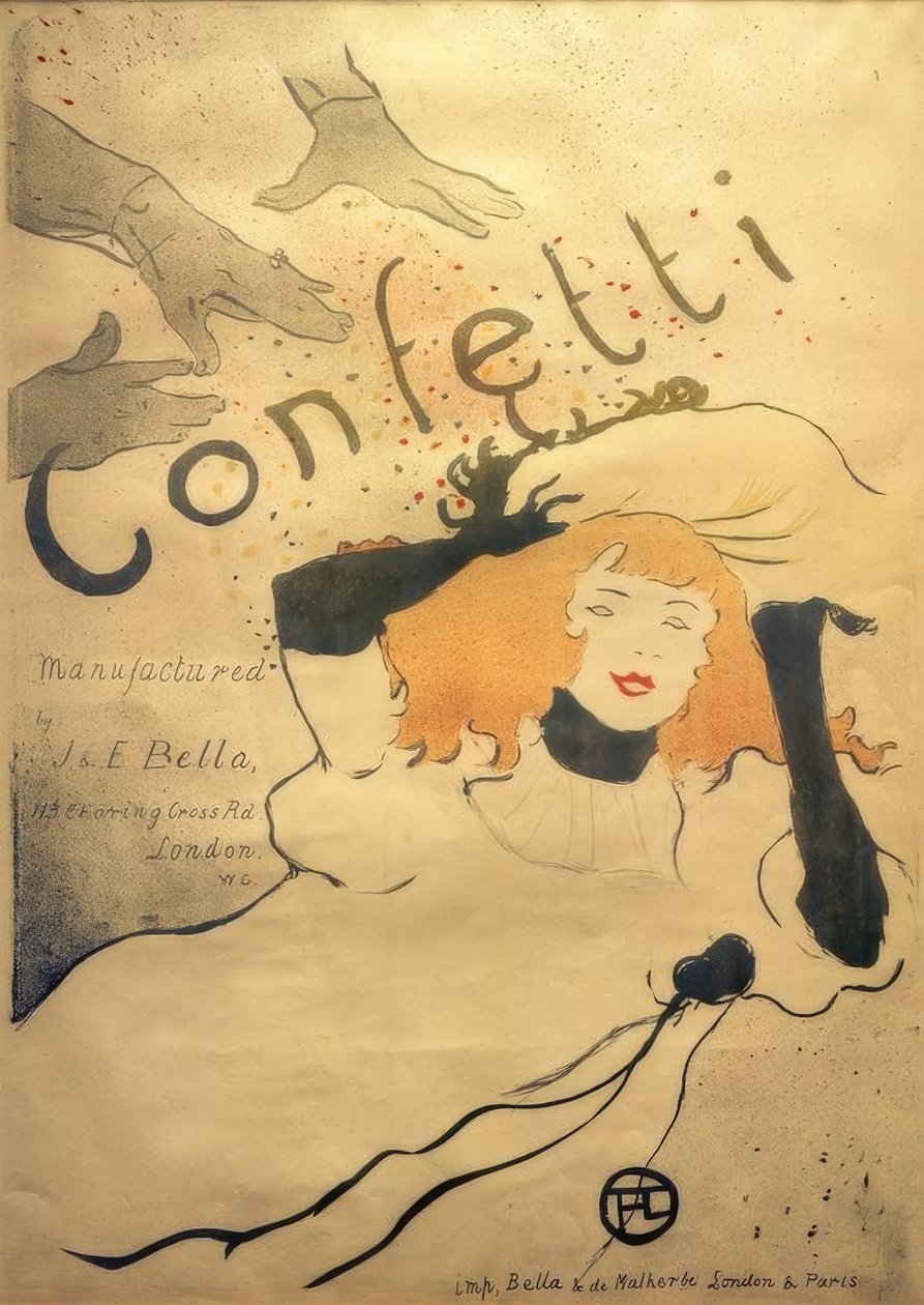 Confete de Henri de Toulouse Lautrec
