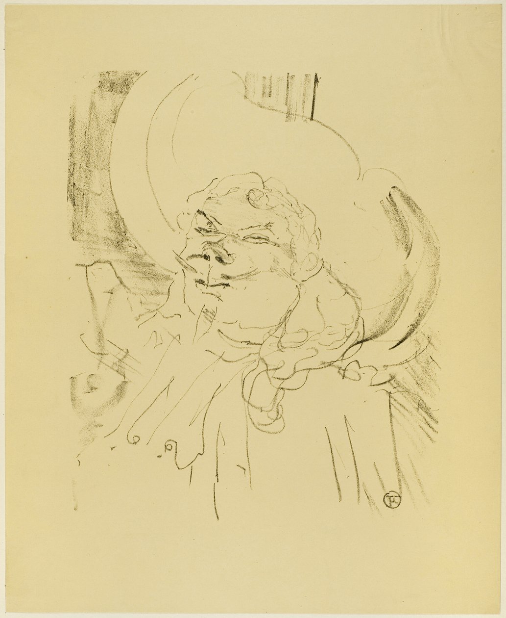 Coquelin, o Velho, das Litografias de Treize de Henri de Toulouse Lautrec